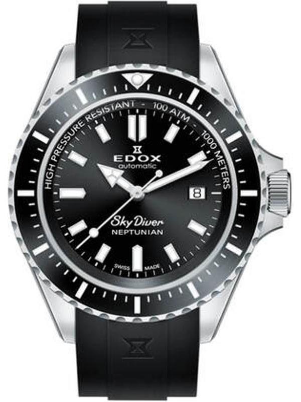 Edox 80120 3NCA NIN Skydiver Neptunian