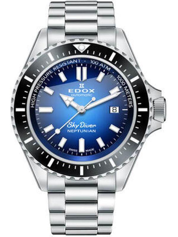 Edox 80120 3NM BUIDN Skydiver Neptunian