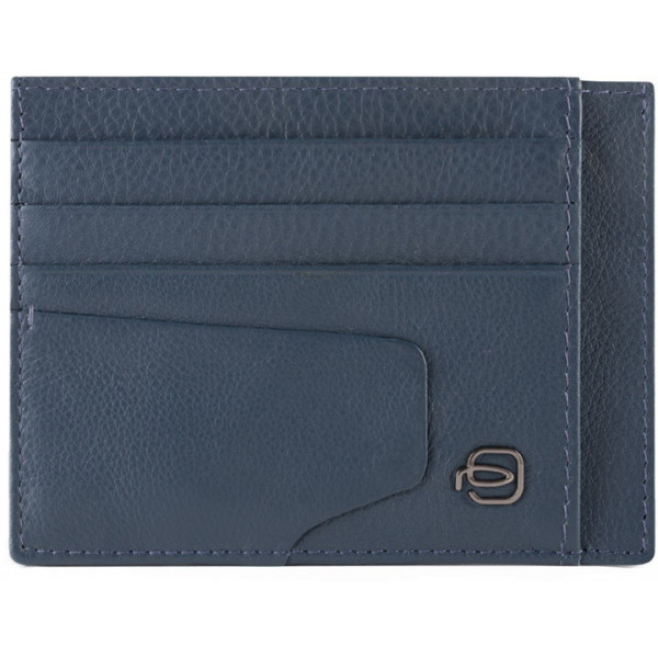 Piquadro AKRON/Blue  Кредитница с RFID защитой (11x8x0,5)