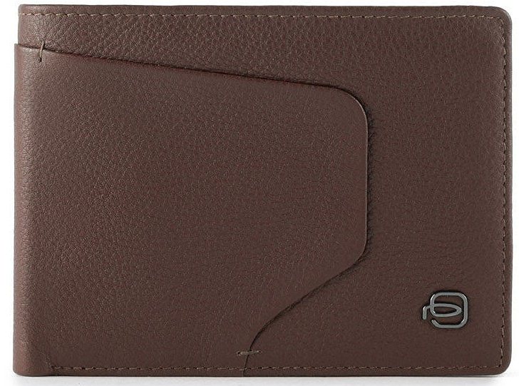 Piquadro AKRON/D.Brown  Портмоне с отдел. для монет с RFID защитой (13x9,5x2)