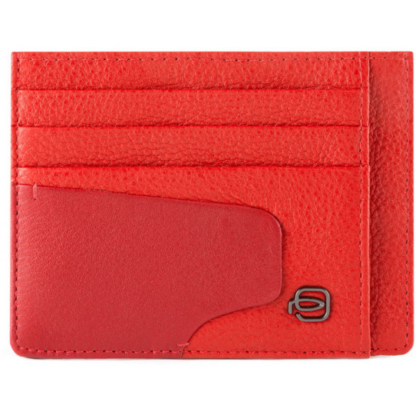 Piquadro AKRON/Red  Кредитница с RFID защитой (11x8x0,5)