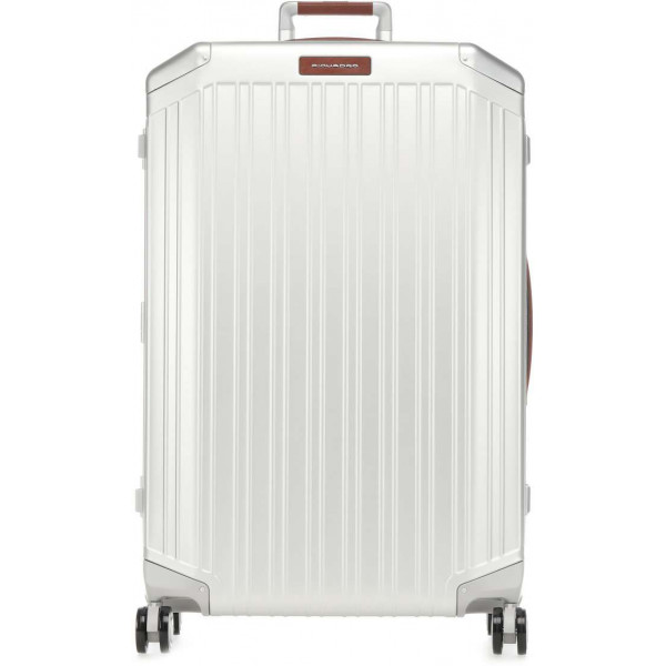 Piquadro ALU/Grey-Tobacco  Чемодан на 4 колесах L (85л) (51x79x27,5)