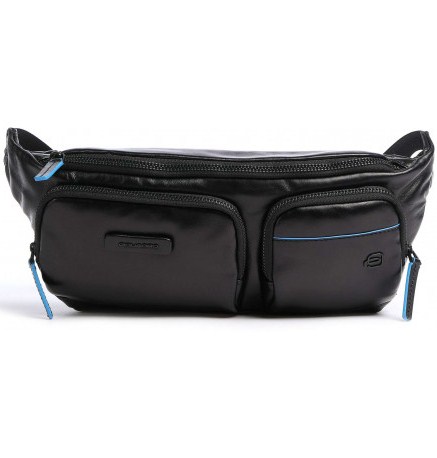 Piquadro B2 REVAMP/Black  Сумочка на пояс с RFID защитой (32x14x7)