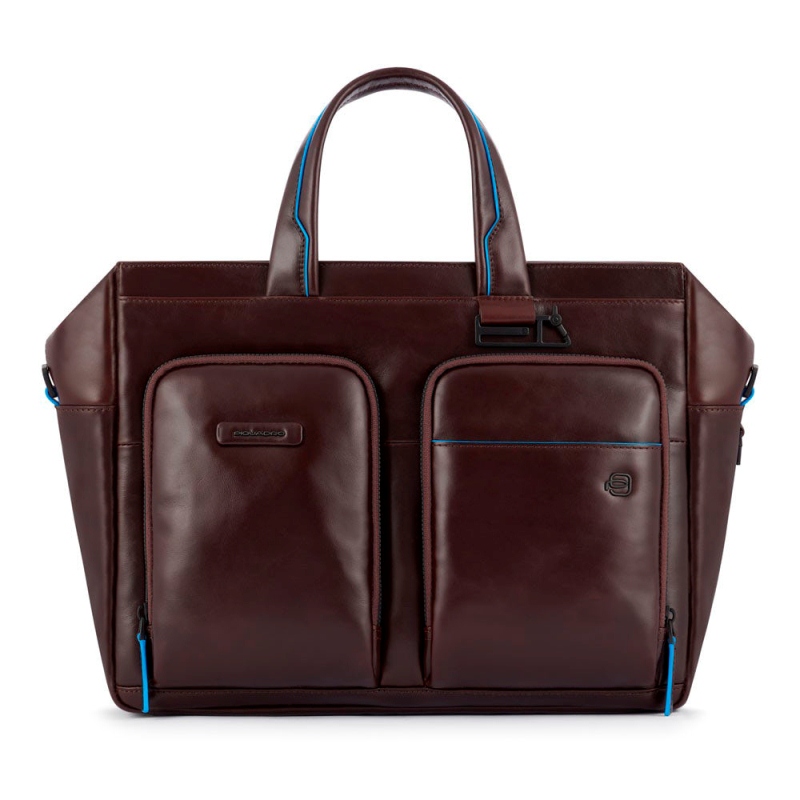 Piquadro B2 REVAMP/Cognac  Сумка двуручн. с отдел. д/ноутбука 14"/iPad (36x28x13)