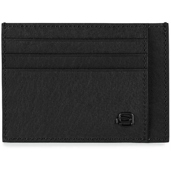 Piquadro BK SQUARE/Black  Кредитница с RFID защитой (11x8x0,5)