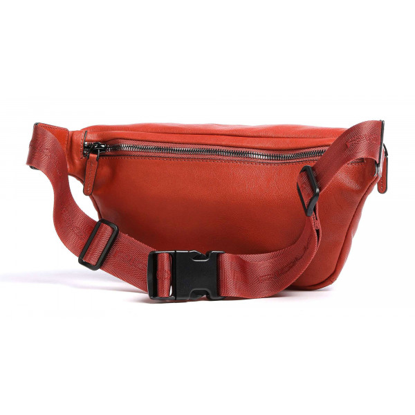 Piquadro BK SQUARE/Orange  Сумочка на пояс (32x14x5,5)
