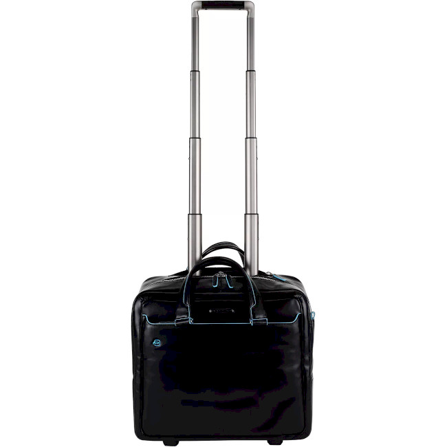 Piquadro BL SQUARE/Black  Бизнес-кейс на 2 колесах с отдел. д/ноутбука 15,6"/iPad Air/Air 2 (20л) (40x36x16)