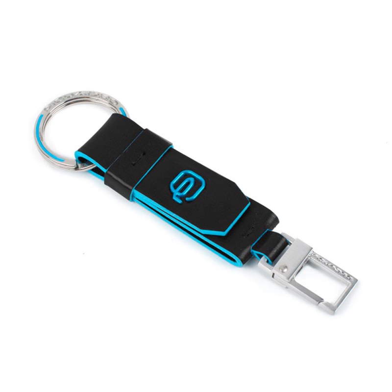 Piquadro BL SQUARE/Black  Брелок с карабином (12,5x2,5x0,8)