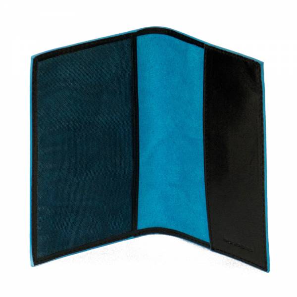 Piquadro BL SQUARE/Black  Обложка для паспорта (9,5x13,5x1)