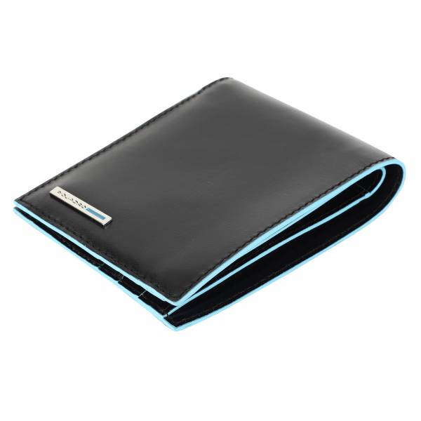Piquadro BL SQUARE/Black  Портмоне гориз. с отдел. для док. с RFID защитой (11x9x1,5)