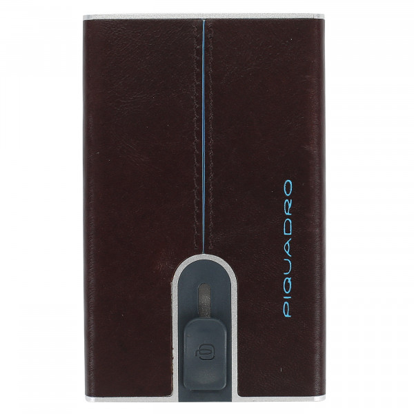 Piquadro BL SQUARE/Cognac  Кредитница с выдвижным механизмом с RFID защитой (6,2x10,5x1,2)