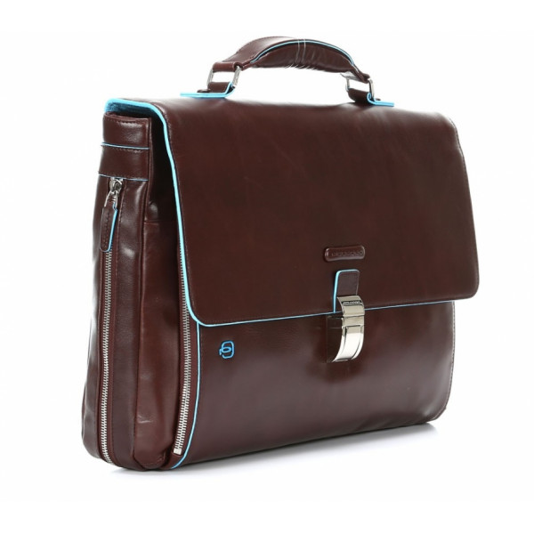 Piquadro BL SQUARE/Cognac  Портфель с отдел. д/ноутбука 15"/iPad Air/Pro (41x30x10)
