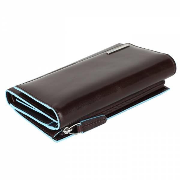 Piquadro BL SQUARE/Cognac  Портмоне верт. с отдел. для 24 кред.карт с RFID защитой (10,5x16x3)