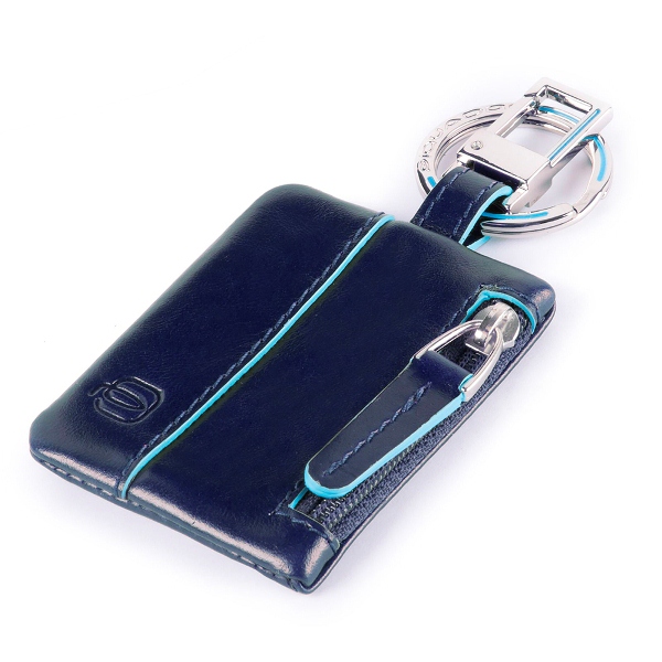 Piquadro BL SQUARE/Navy Blue  Брелок с CONNEQU (5,5x11,5x0,5)