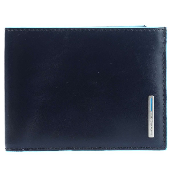 Piquadro BL SQUARE/Navy Blue  Портмоне с отдел. для 12 кред.карт с RFID защитой (12,5x9,5x1,5)