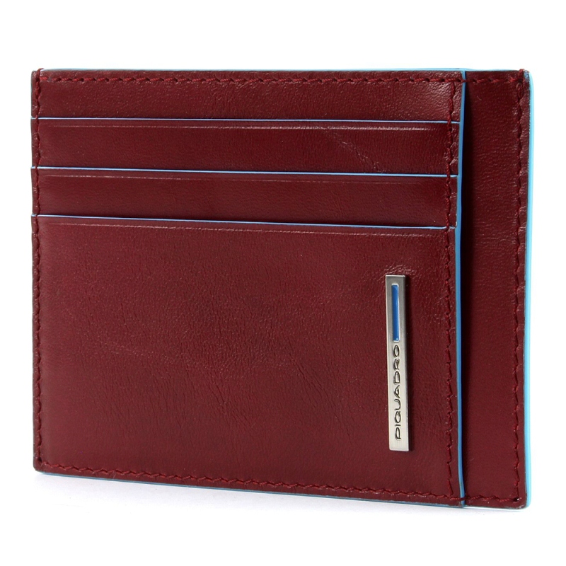 Piquadro BL SQUARE/Red  Кредитница с RFID защитой (11x8x0,5)