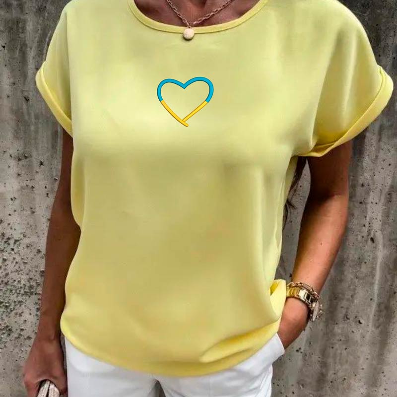 Без бренда Блузка супер софт зі спущеним рукавом на манжеті оверсайз