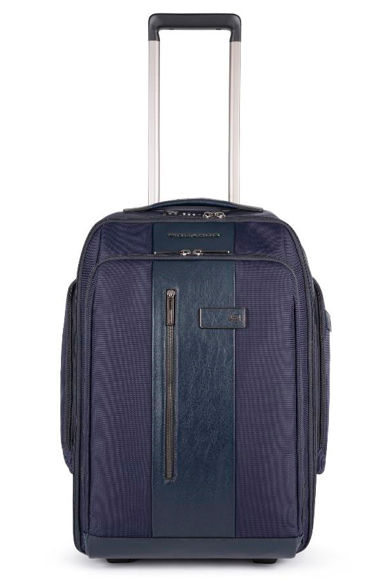 Piquadro BRIEF2 Bagmotic/Blue  Чемодан-рюкзак на 2 колесах с отд.д/ноутбука 15,6"/USB/CONNEQU (37,54л) (35x53