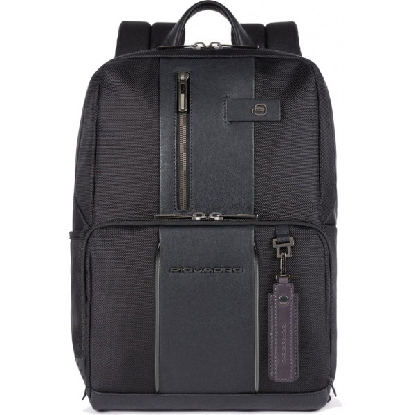 Piquadro BRIEF2/Black  Рюкзак с отдел. д/ноутбука 14"/iPad/iPad Mini (17л) (29x39x15)
