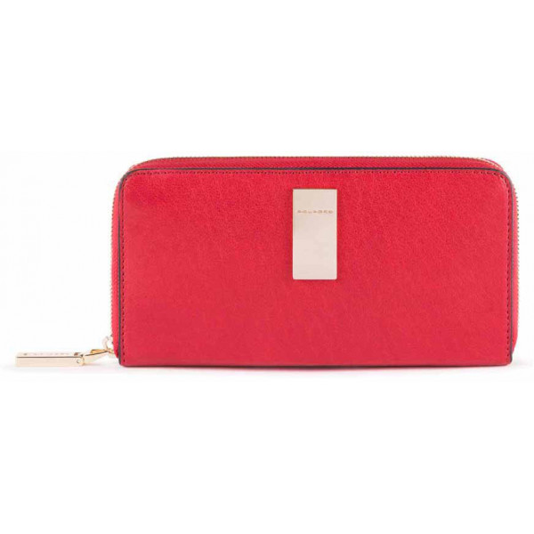 Piquadro DAFNE/Red  Портмоне верт. на молнии с RFID защитой (19x10x2,5)