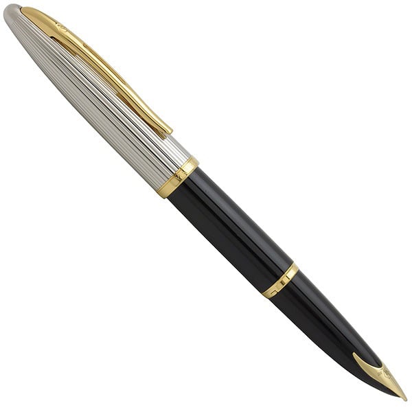 Waterman CARENE  Deluxe Black/silver   FP  F