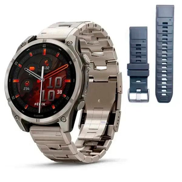 Garmin fenix 8 47mm,AMOLED,Saph,Ti/Bare/Graphite w/TiBand,Excl Garmin fenix 8 47mm,AMOLED,Saph,Ti/Bare/Graphite w/TiBand,Excl
