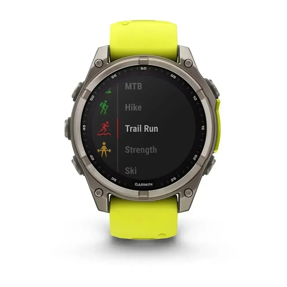 Garmin fenix 8 47mm,Saph Solar, BareTi/Graphite,AmpYe/GrphBnd Garmin fenix 8 47mm,Saph Solar, BareTi/Graphite,AmpYe/GrphBnd
