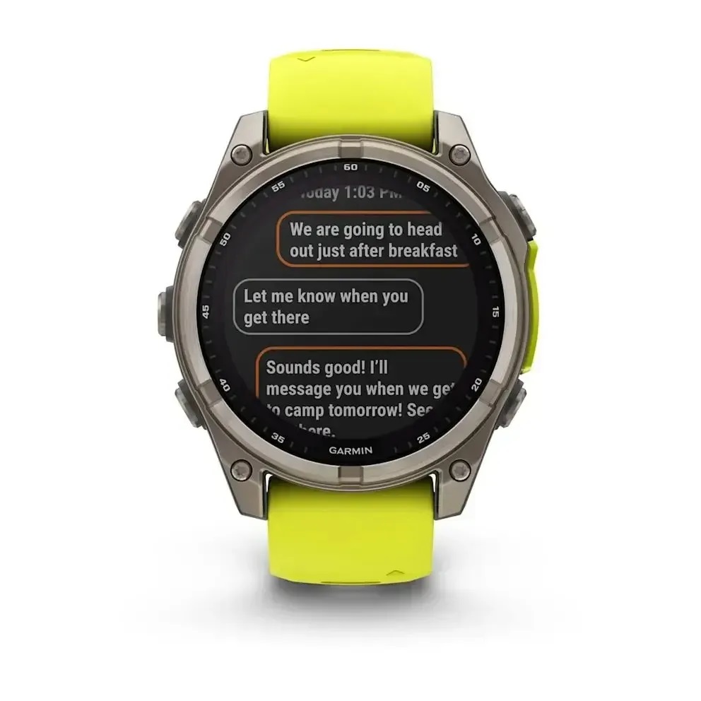 Garmin fenix 8 47mm,Saph Solar, BareTi/Graphite,AmpYe/GrphBnd Garmin fenix 8 47mm,Saph Solar, BareTi/Graphite,AmpYe/GrphBnd