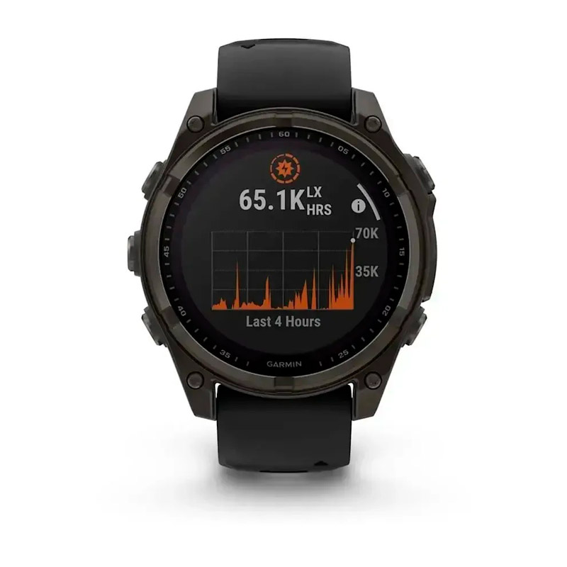 Garmin fenix 8 47mm,Saph Solar,CrbnGry Ti/Blk,Blk/PblGryBnd Garmin fenix 8 47mm,Saph Solar,CrbnGry Ti/Blk,Blk/PblGryBnd