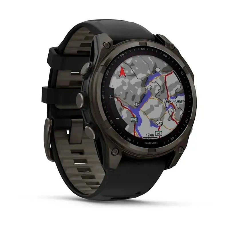 Garmin fenix 8 47mm,Saph Solar,CrbnGry Ti/Blk,Blk/PblGryBnd Garmin fenix 8 47mm,Saph Solar,CrbnGry Ti/Blk,Blk/PblGryBnd