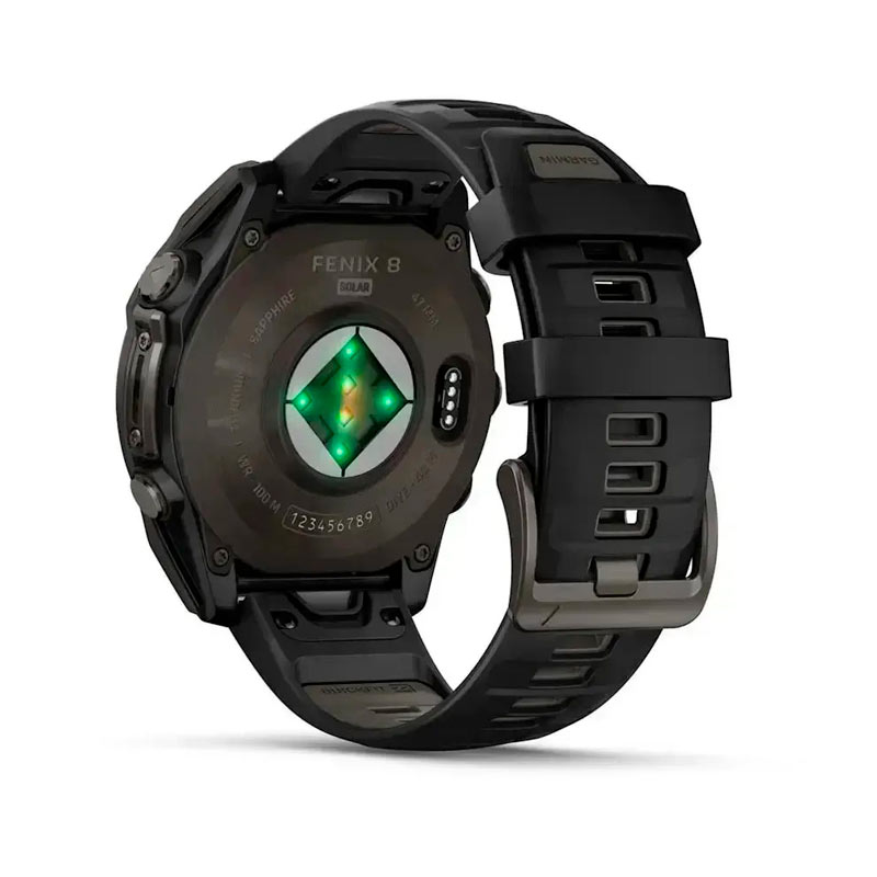 Garmin fenix 8 47mm,Saph Solar,CrbnGry Ti/Blk,Blk/PblGryBnd Garmin fenix 8 47mm,Saph Solar,CrbnGry Ti/Blk,Blk/PblGryBnd