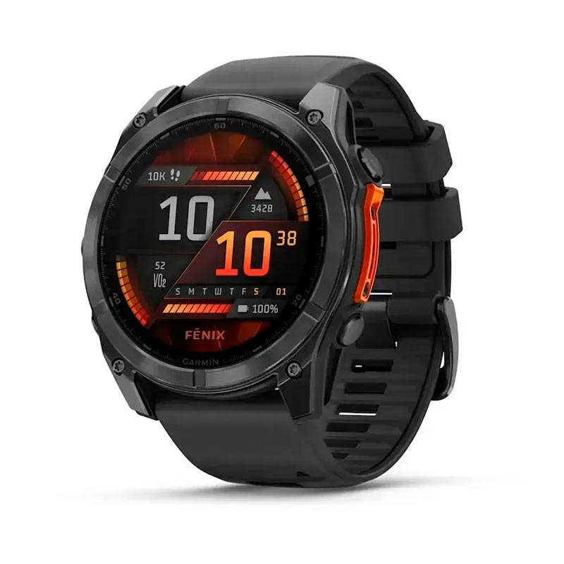 Garmin fenix 8 51mm,AMOLED,Glass/SS,SlateGray Steel/Black,BlkBnd