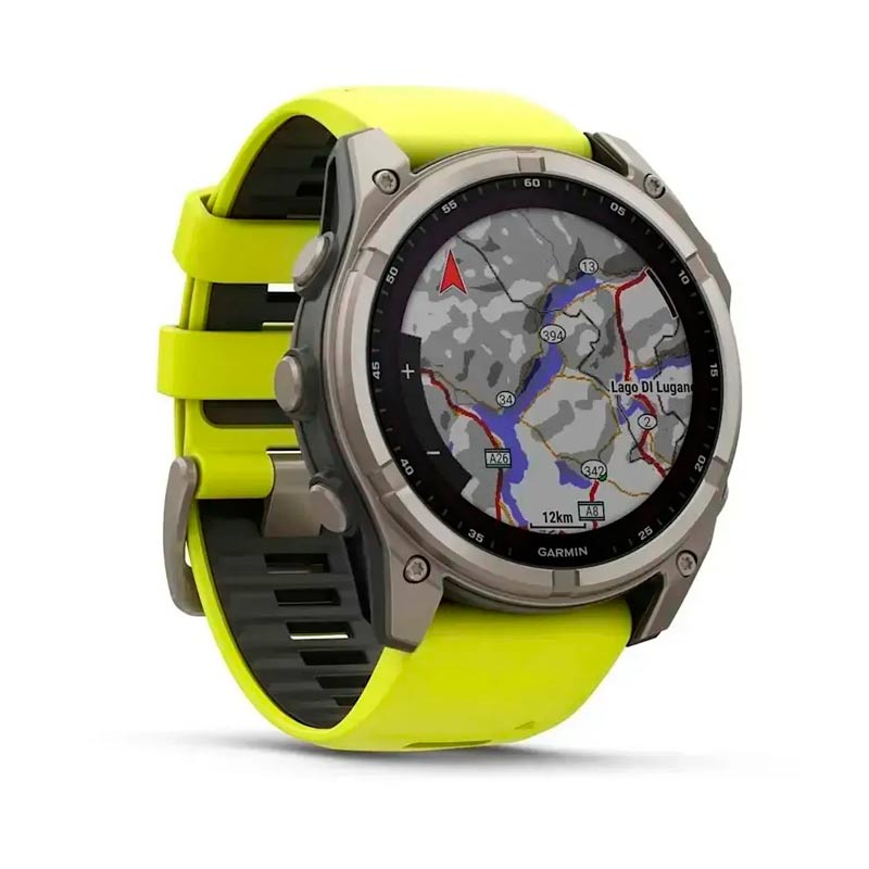 Garmin fenix 8 51mm,Saph Solar, BareTi/Graphite,AmpYe/GrphBnd Garmin fenix 8 51mm,Saph Solar, BareTi/Graphite,AmpYe/GrphBnd