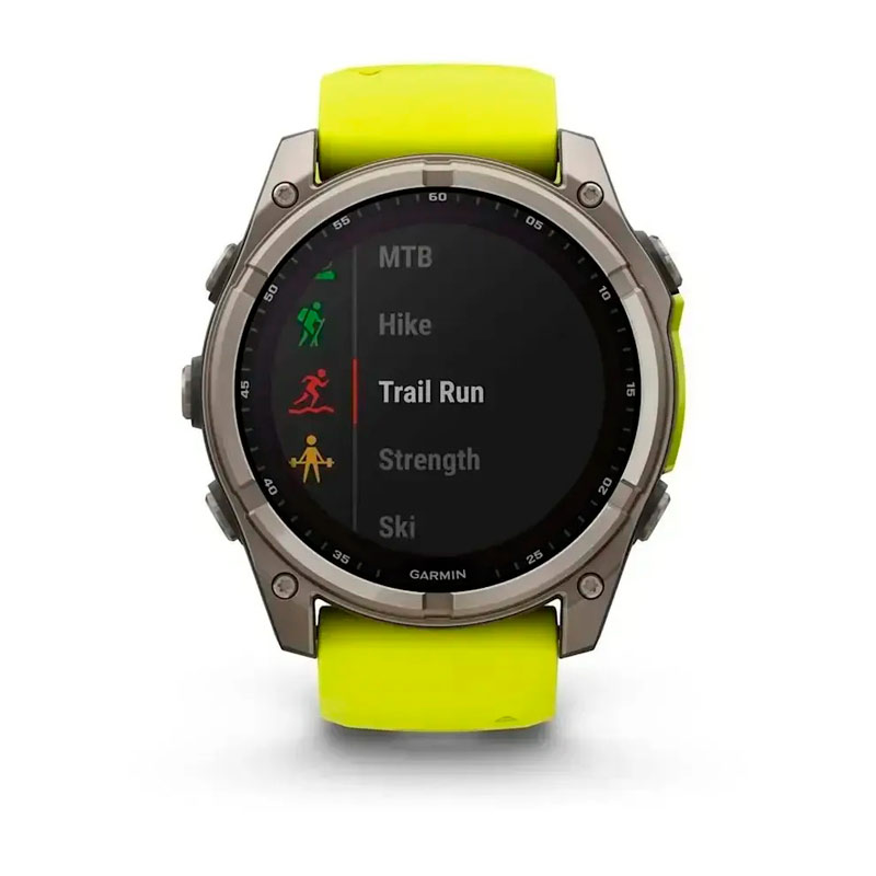 Garmin fenix 8 51mm,Saph Solar, BareTi/Graphite,AmpYe/GrphBnd Garmin fenix 8 51mm,Saph Solar, BareTi/Graphite,AmpYe/GrphBnd
