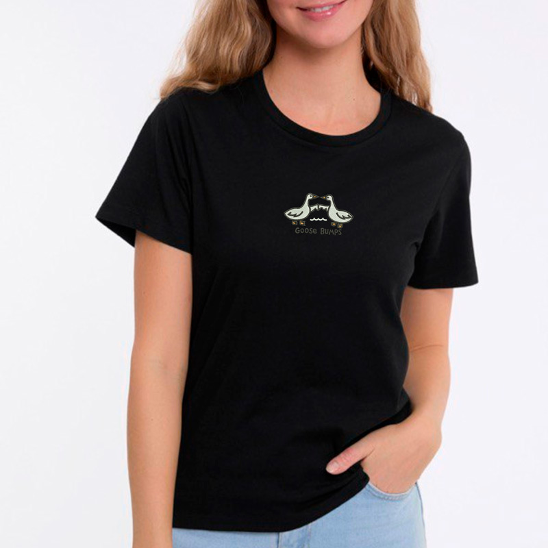 Без бренда Футболка з вишивкою гуси 02-1