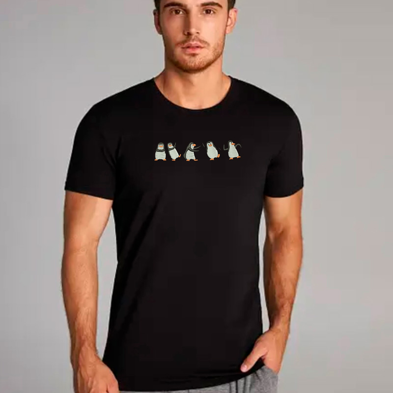 Без бренда Футболка з вишивкою пінгвінів 01-2