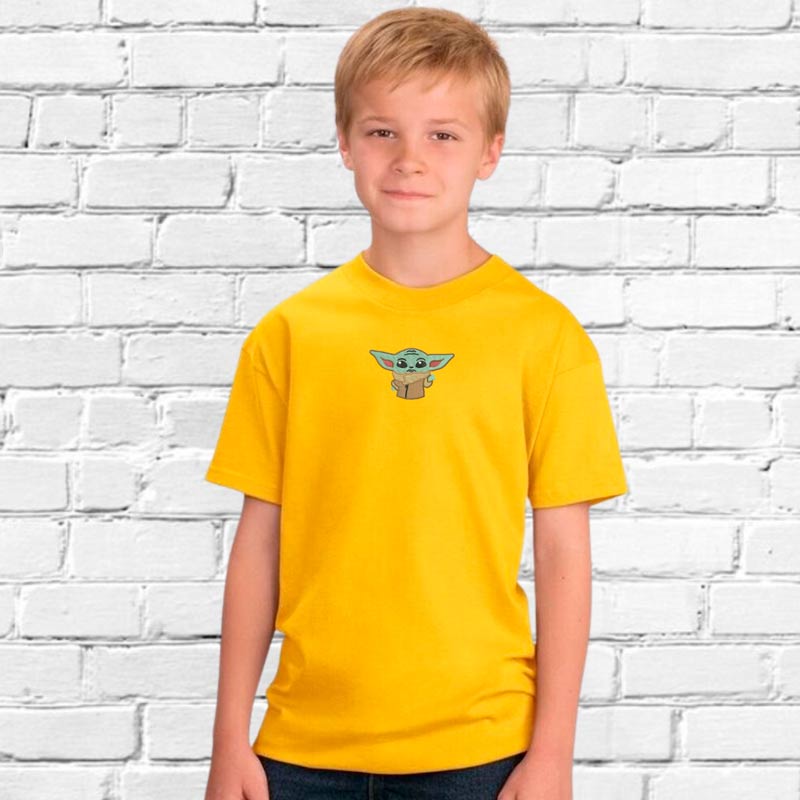 Без бренда Футболка з вишивкою Йода 03-2