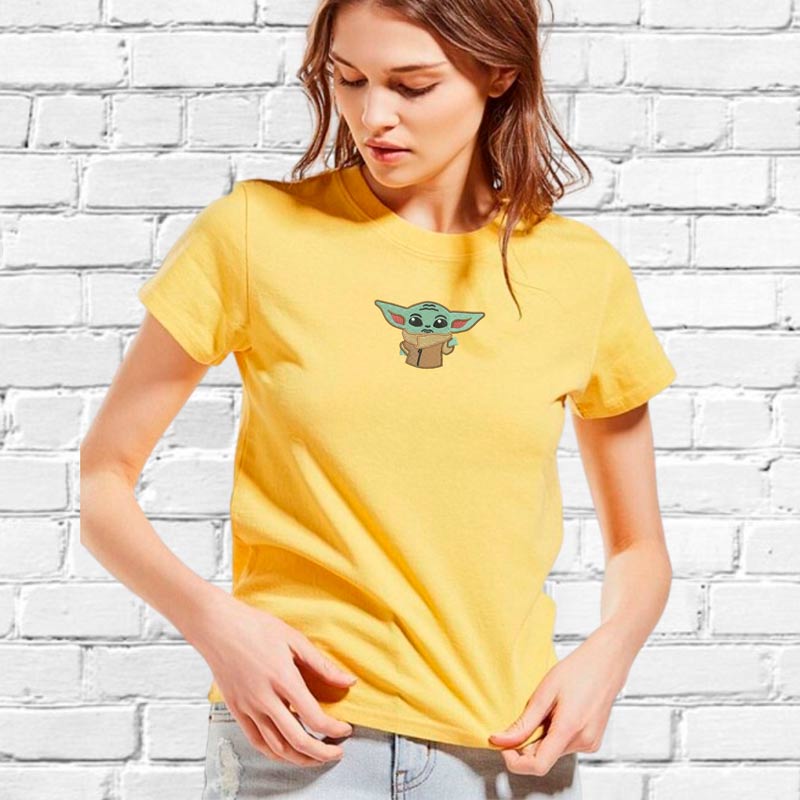 Без бренда Футболка з вишивкою Йода (Yoda) 01