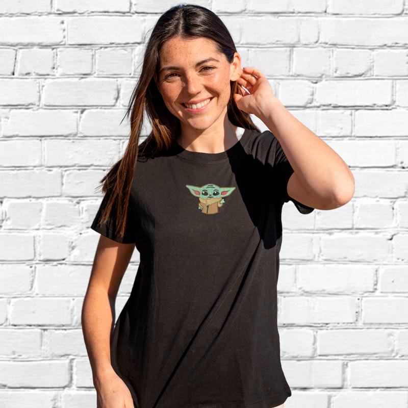 Без бренда Футболка з вишивкою Йода (Yoda) 04