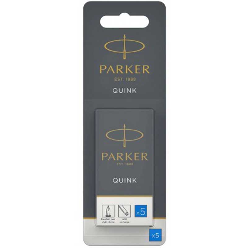 Parker Картриджи   Parker Quink /5шт. син. блистер