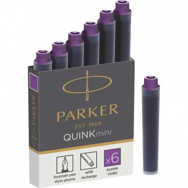 Parker Картриджи   Parker Quink Mini /6шт. фиол.