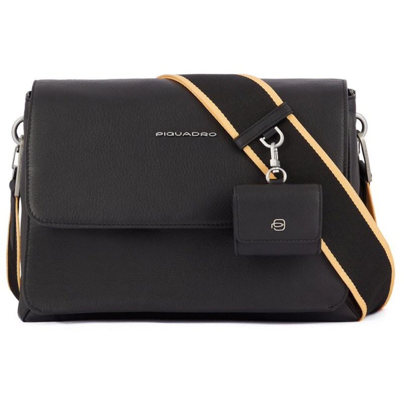 Piquadro LINA/Black  Сумочка наплечная с отдел. д/iPad mini (29x20x12)
