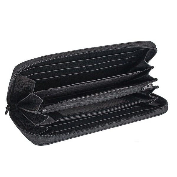Piquadro MODUS/Black  Портмоне жен. на молнии (19x10x2,2)