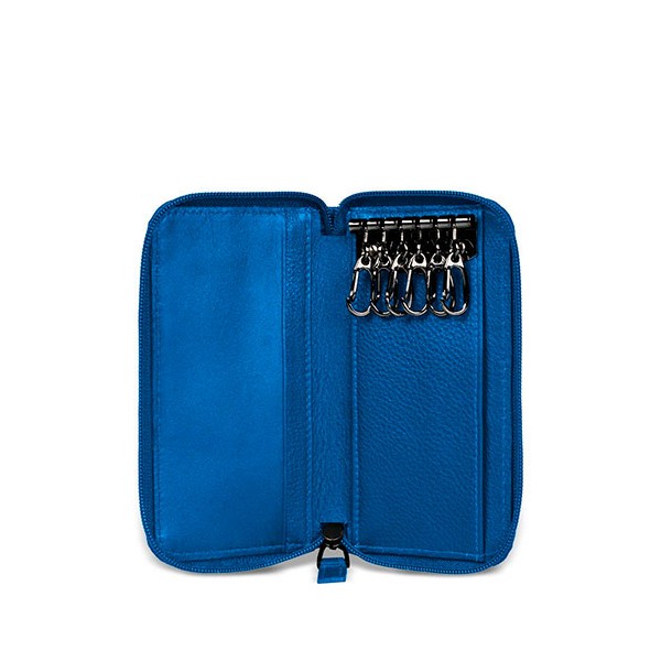 Piquadro PULSE/Blue  Ключница на молнии (6,5x12x1,5)