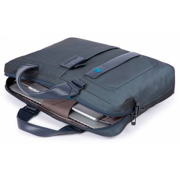 Piquadro PULSE/ChevronBrown  Портфель двуручн. с отдел. для ноутбука 13" (38,5x29x9)