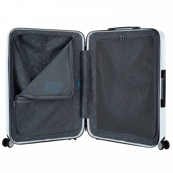 Piquadro SEEKER70/White  Чемодан на 4 колесах L (98л) (51x75x28)