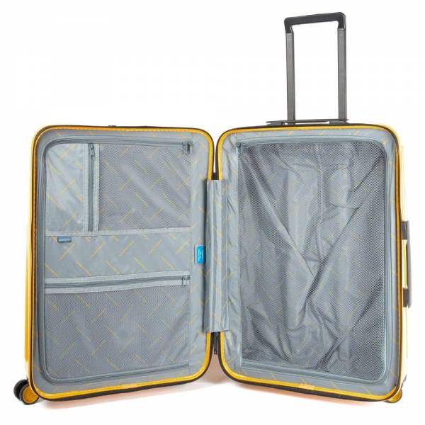 Piquadro SEEKER70/Yellow  Чемодан на 4 колесах M (76,5л) (46x69x27)