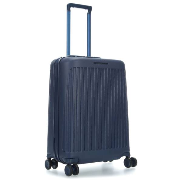 Piquadro SEEKER/Blue  Чемодан на 4 колесах S с трекером CONNEQU (39,5л) (40x55x20)