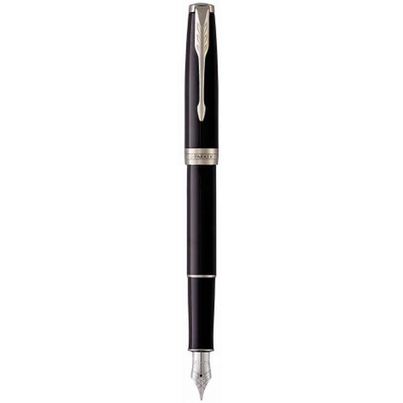 Parker SONNET 17  Black Lacquer CT   FP M