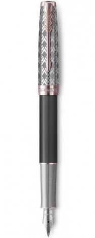 Parker SONNET 17  Metal & Grey Lacquer PGT   FP18 F